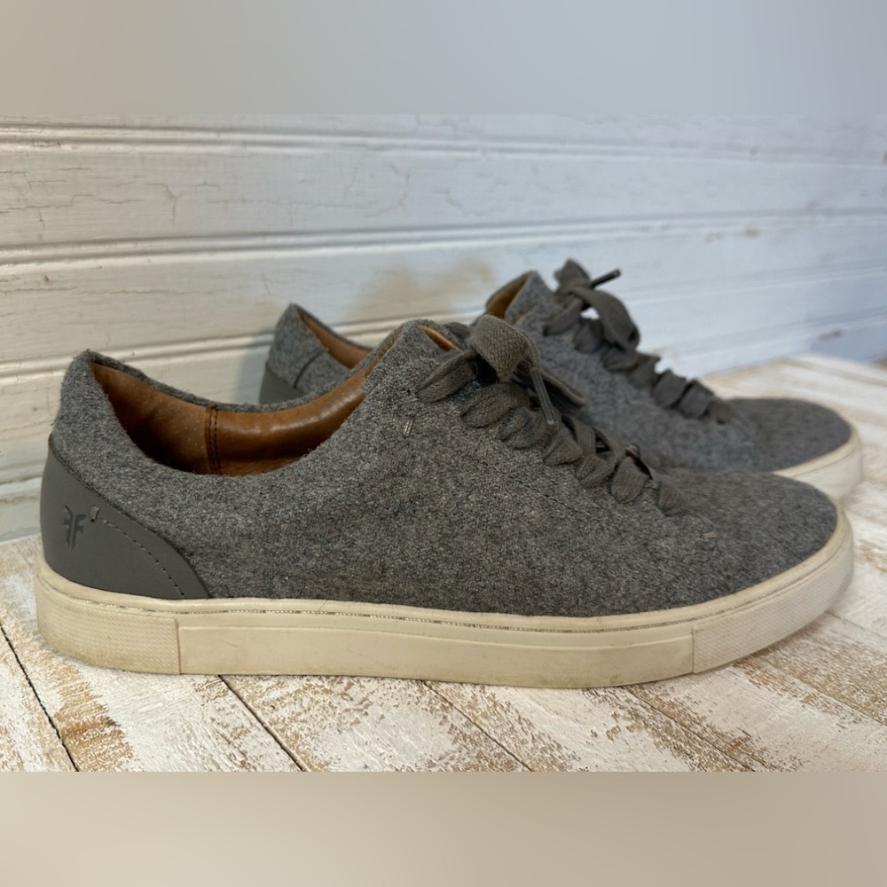 Frye Ivy Wool low top sneakers grey size 7